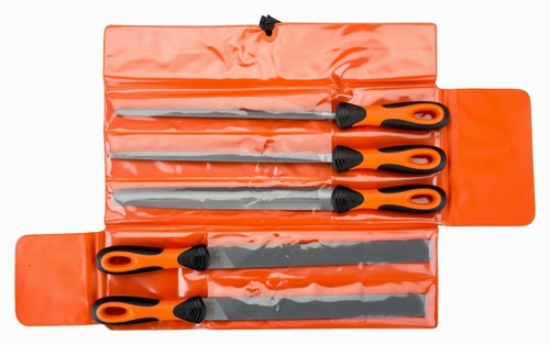 Bahco ERGO™ Engineering File Set 4 Bastard/1 Second Cut 250 mm - 5 Pcs